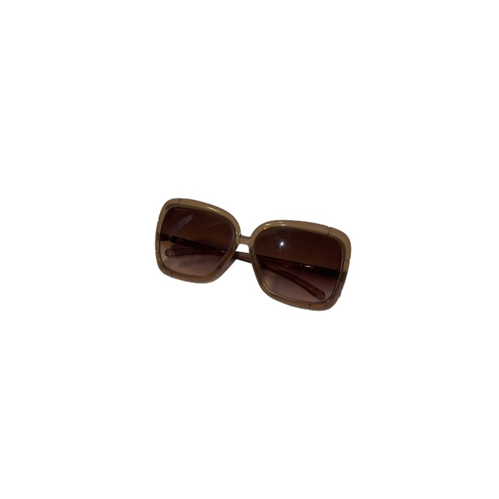 Burberry Translucent Beige Sunglasses with Rectangular Frames